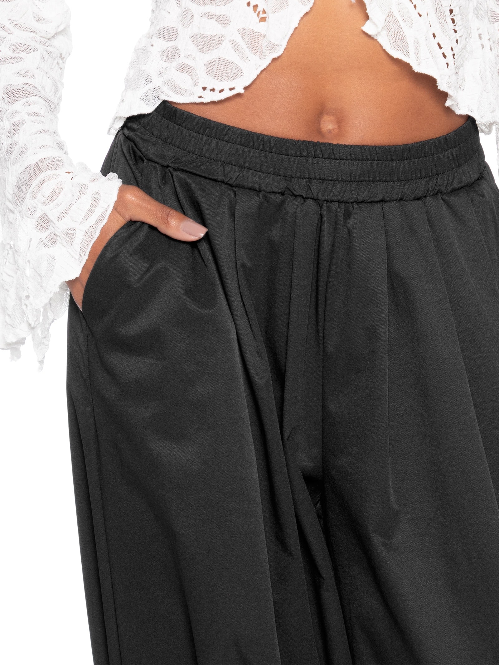 Calça Feminina  Balloon Preto Market 33