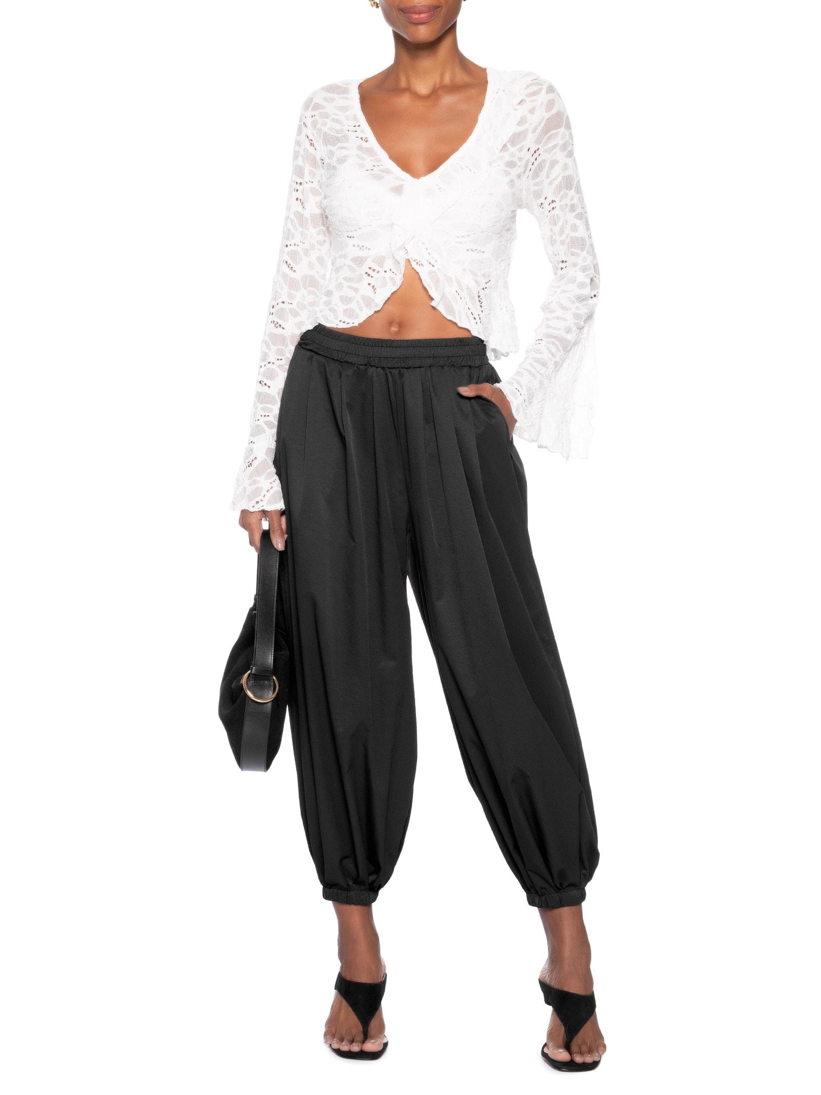Calça Feminina  Balloon Preto Market 33