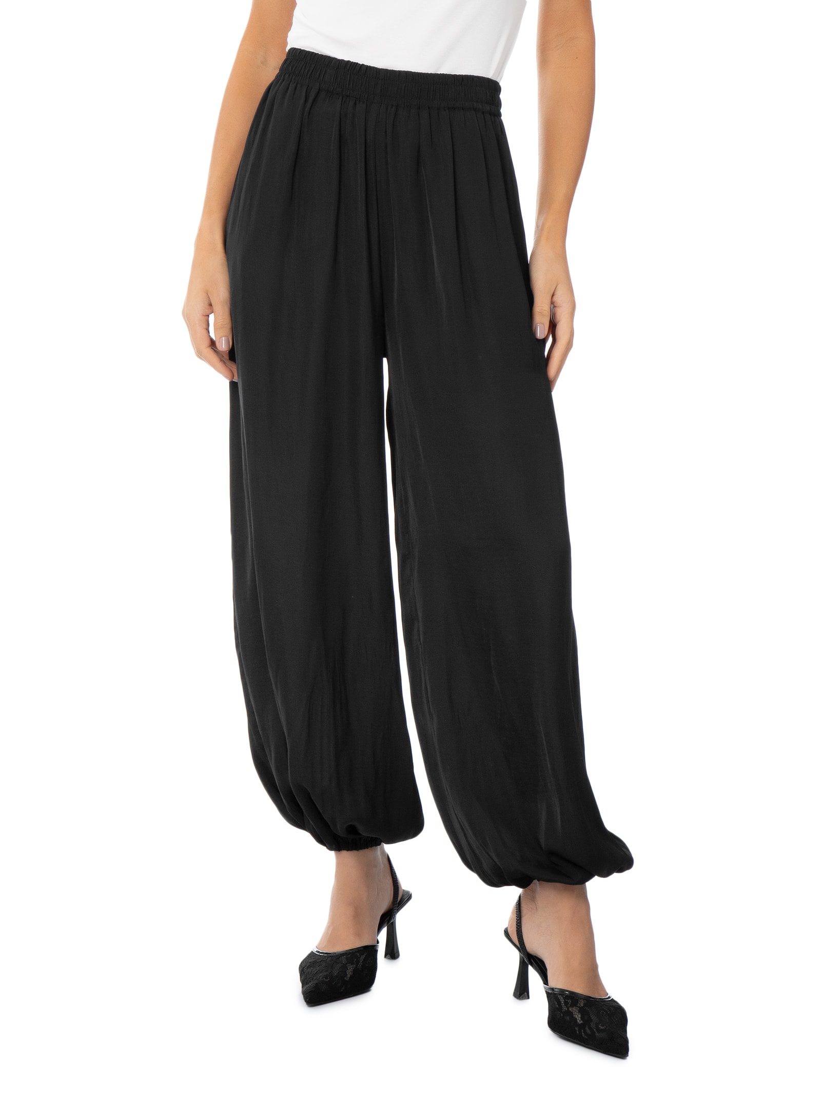Calça Feminina Balloon Preto '2Essential