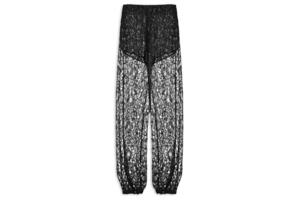 Calça Feminina Balloon Renda - Preto