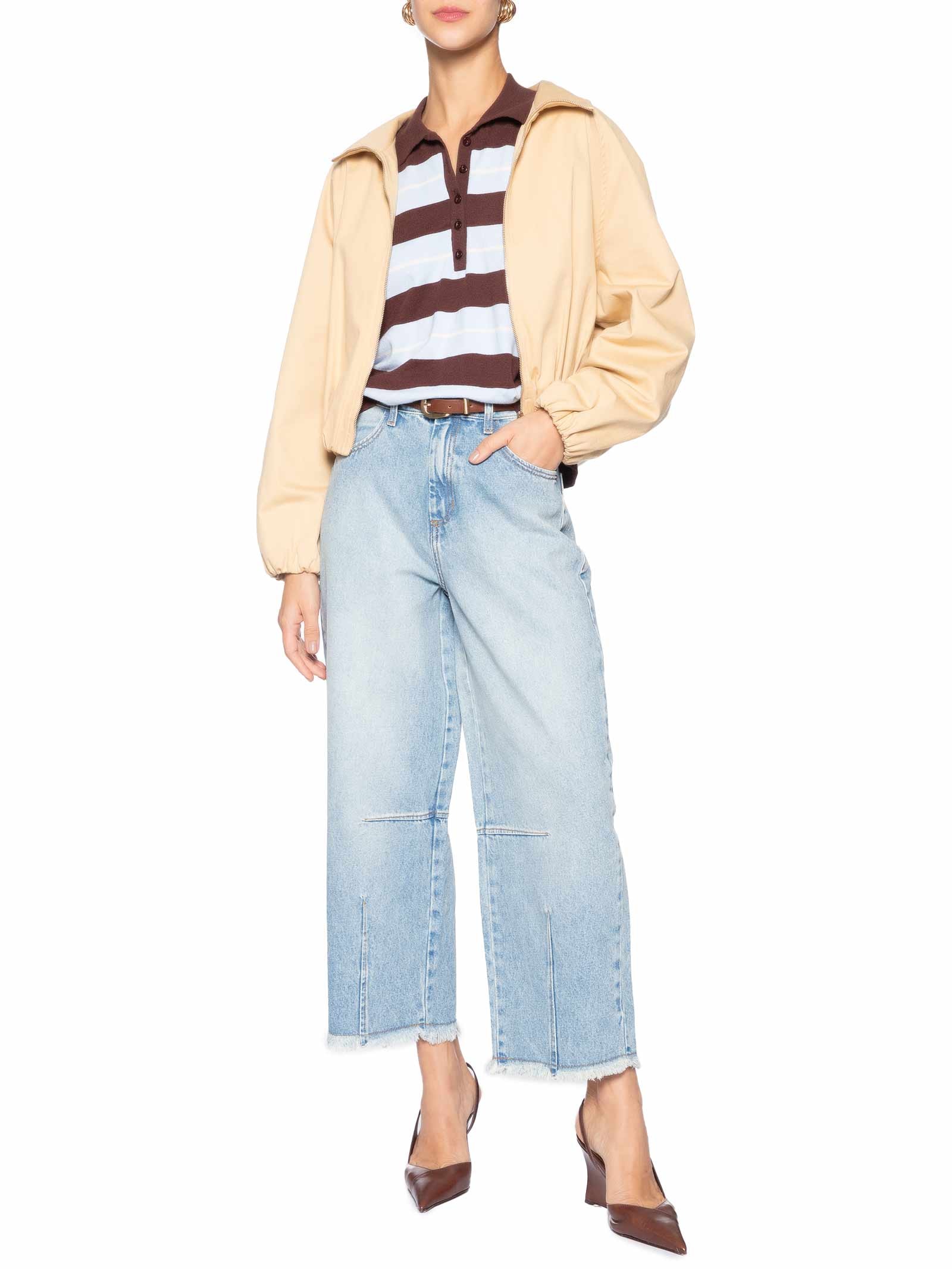 Calça Feminina Balloon Teodora Azul Le Lis