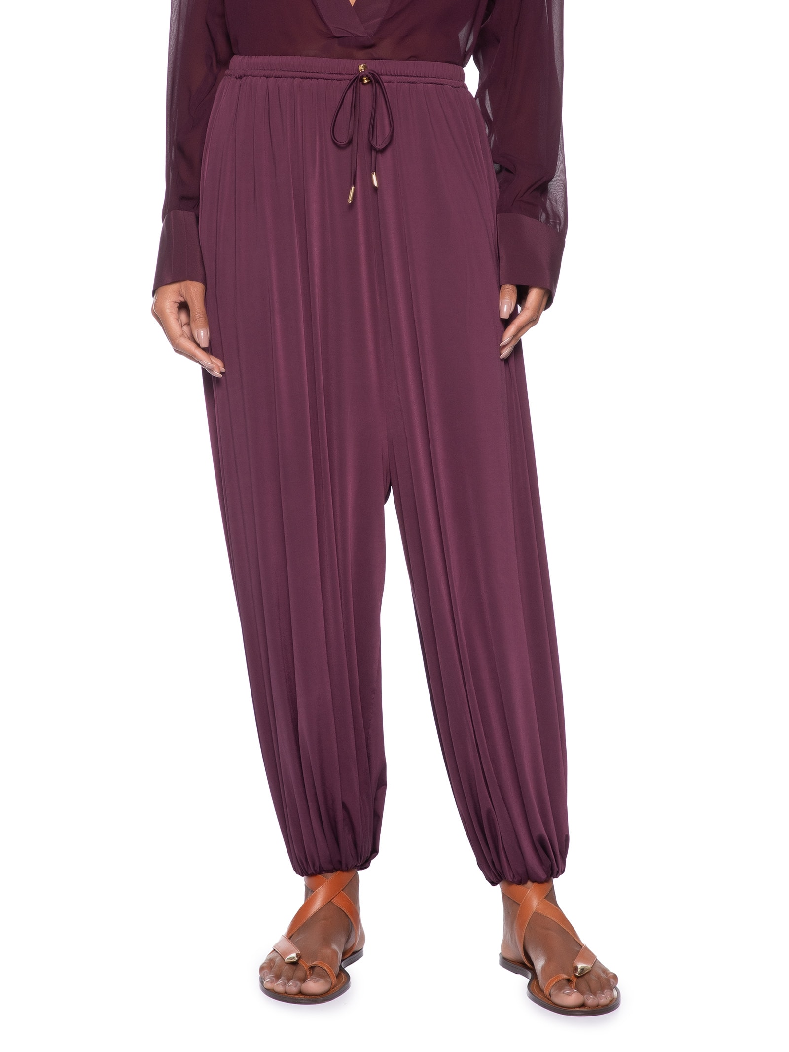 Calça Feminina Baloon Jersey Roxo Animale