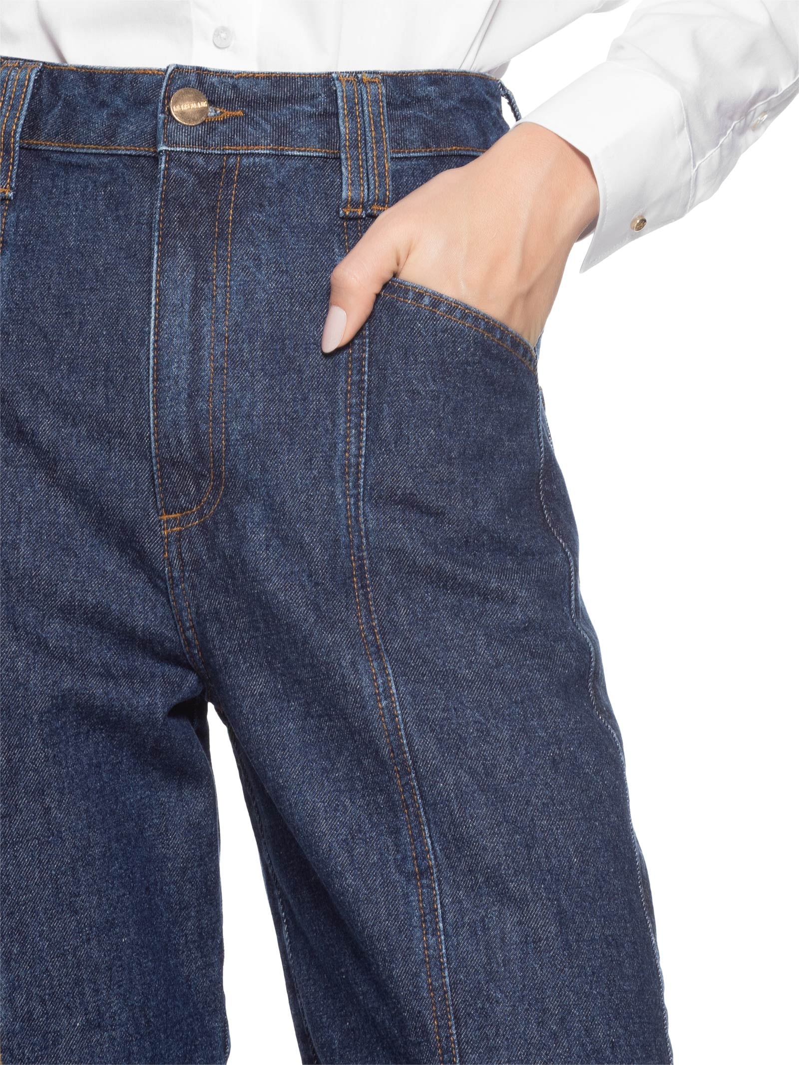 Calça Feminina Baloon Tais Azul Le Lis