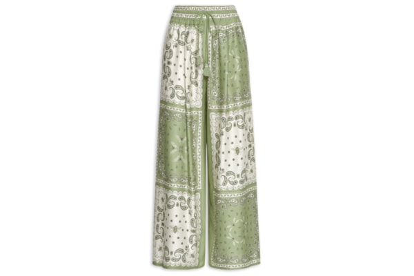 Calça Feminina Bandanas Jardim - Verde