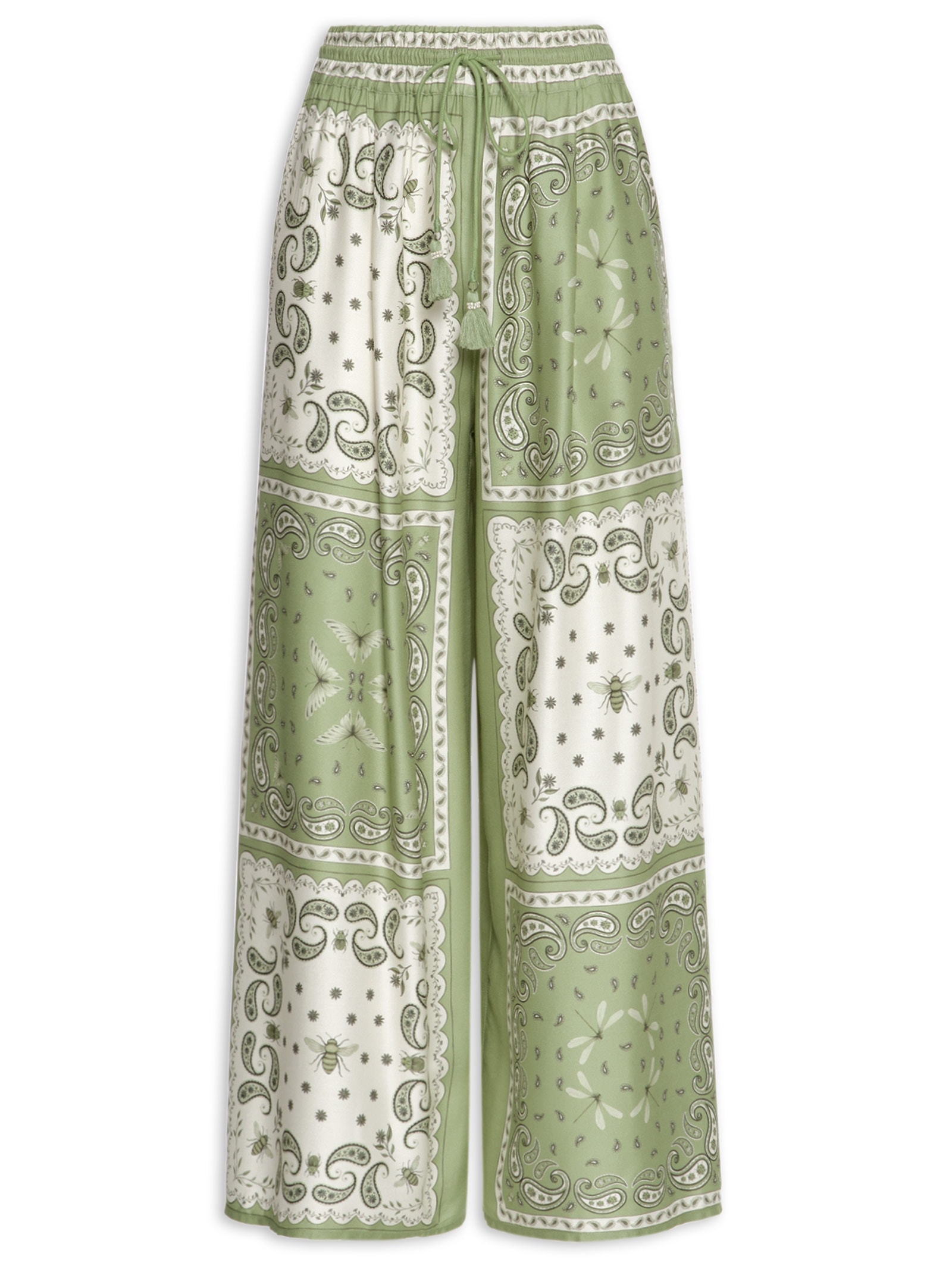 Calça Feminina Bandanas Jardim – Verde Farm