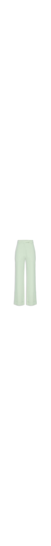 Calça Feminina Barra larga Crepe - Verde