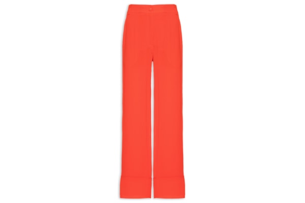 Calça Feminina Barra Larga - Vermelho