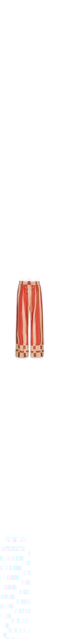 Calça Feminina Barrado Listra Raia - Vermelho