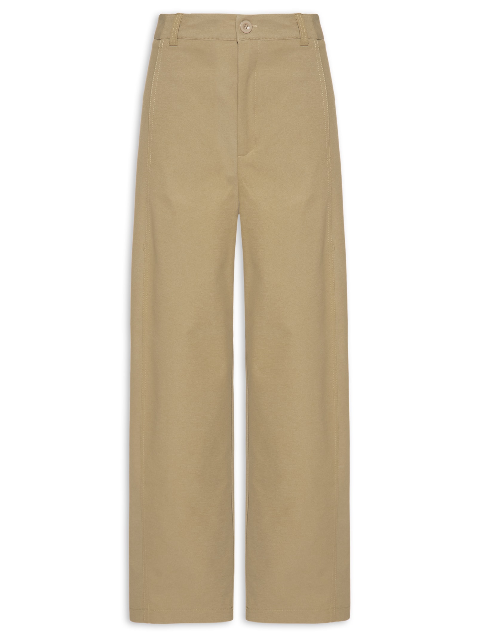 Calça Feminina Barrel Bege '2Essential