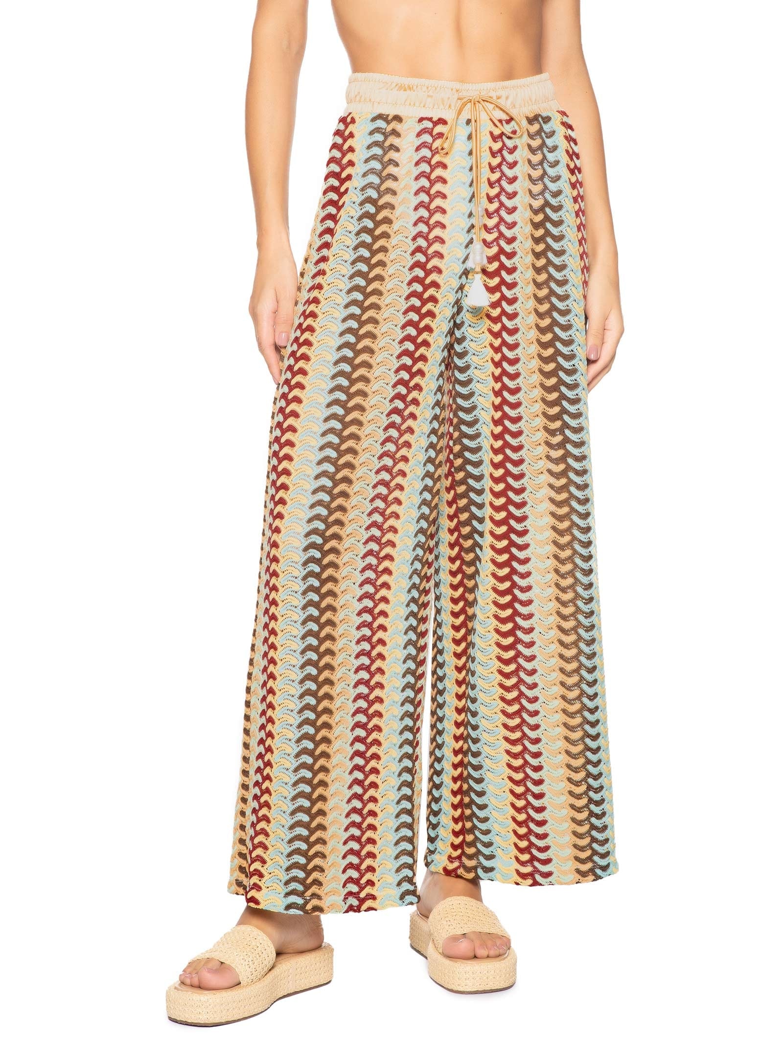 Calça Feminina Beachwear Bege Mktbeach