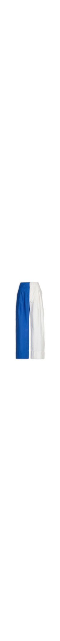 Calça Feminina Bicolor Alfaiataria - Azul