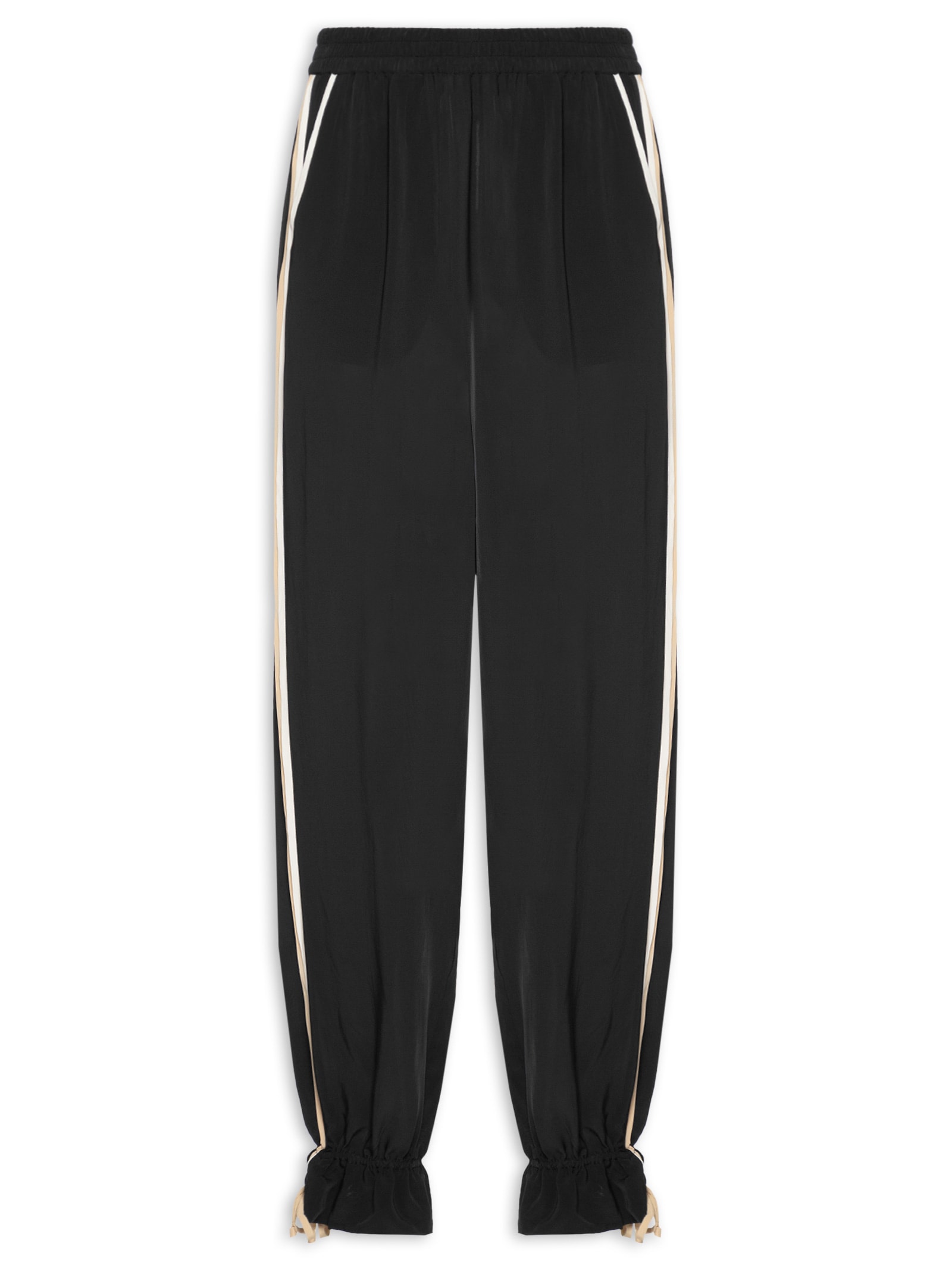 Calça Feminina Bicolor Com Detalhe Preto Animale