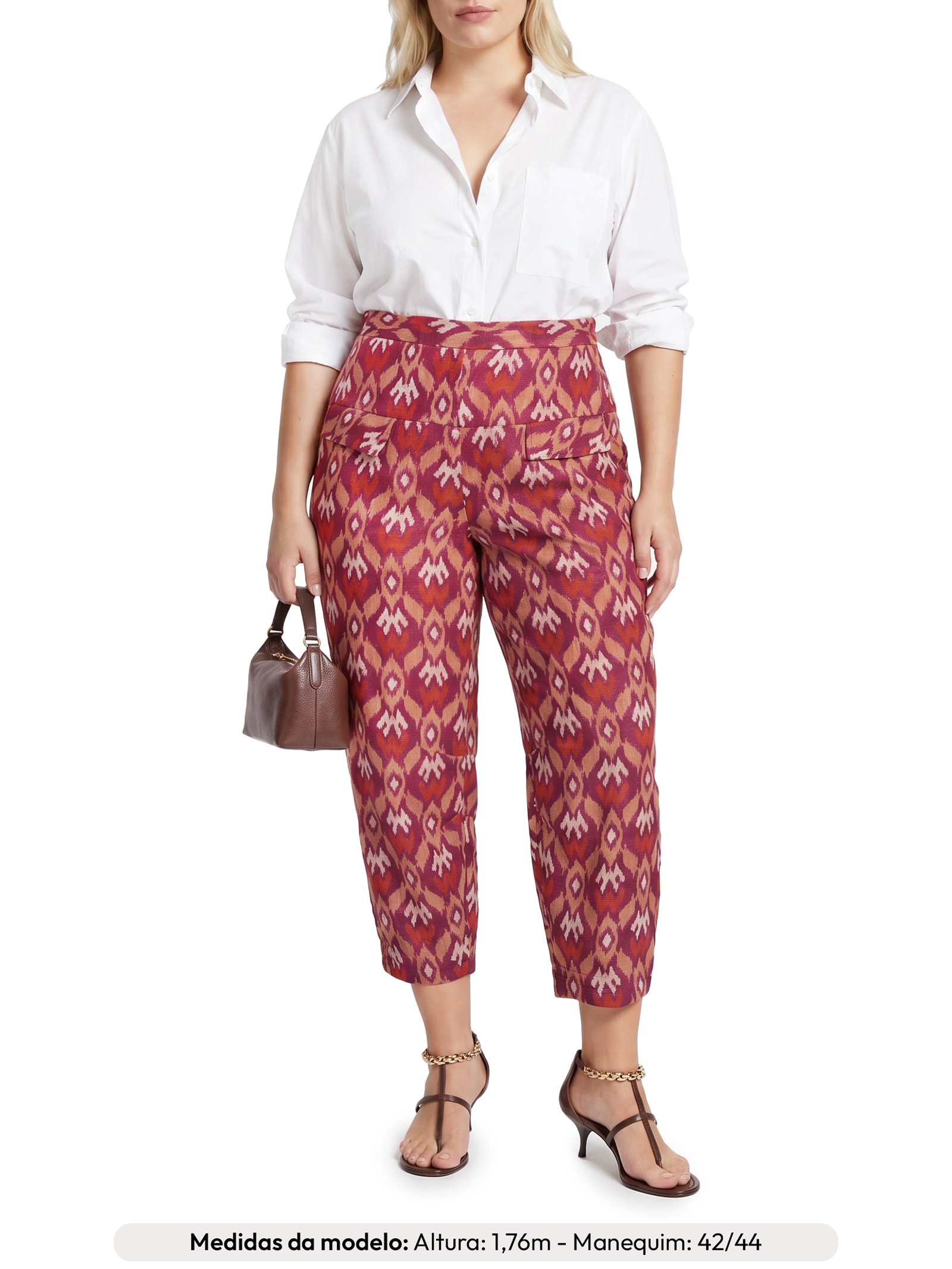 Calça Feminina Bina Rosa Le Lis