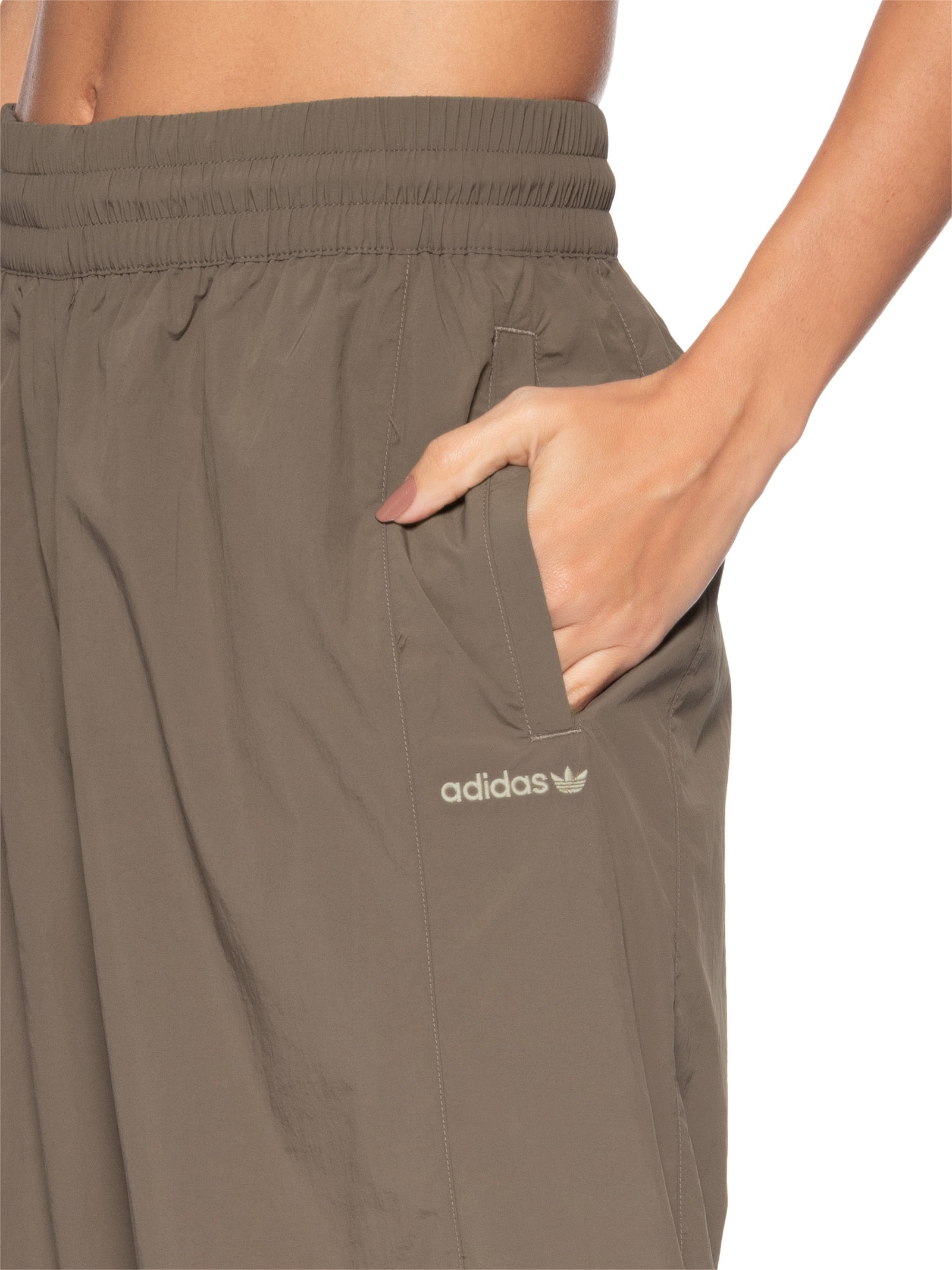 Calça Feminina Blocked Tp Marrom Adidas Originals