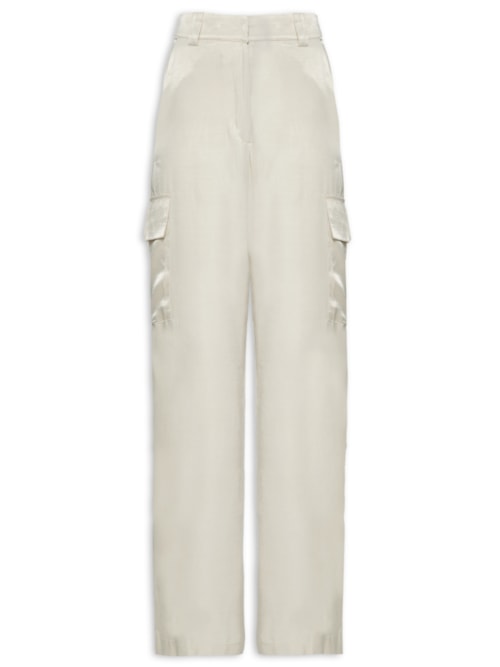 Calça Feminina Bolsos – Cinza