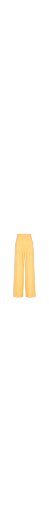 Calça Feminina Bolsos Laterais - Amarelo