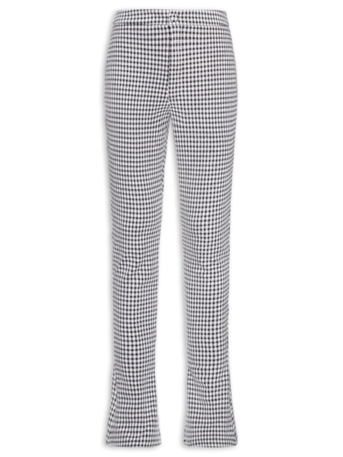 Calça Feminina Boot Cut Cintura Alta – Preto