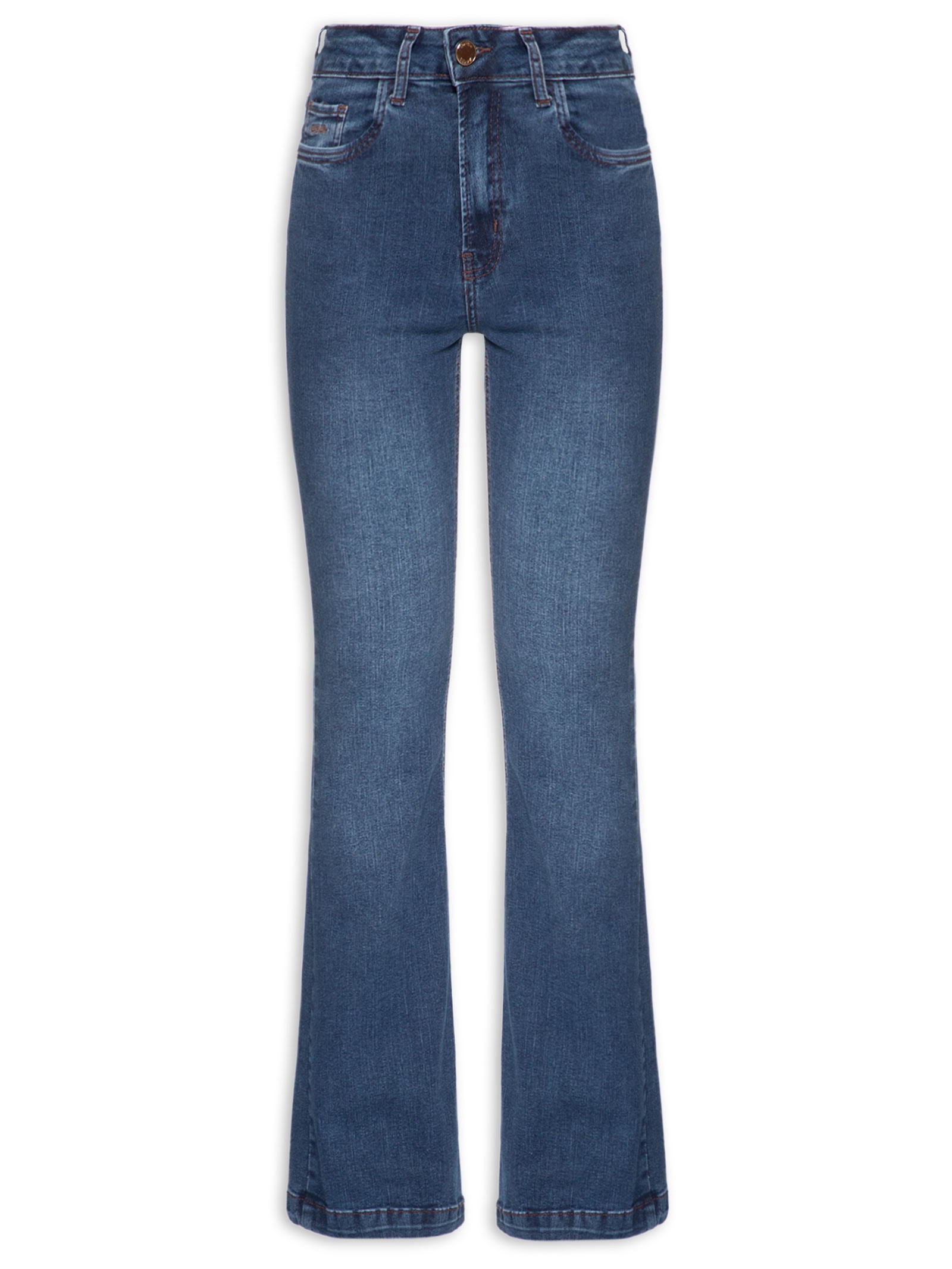 Calça Feminina Boot Cut Jeans – Azul Lez A Lez