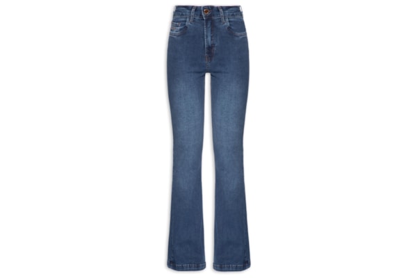 Calça Feminina Boot Cut Jeans – Azul