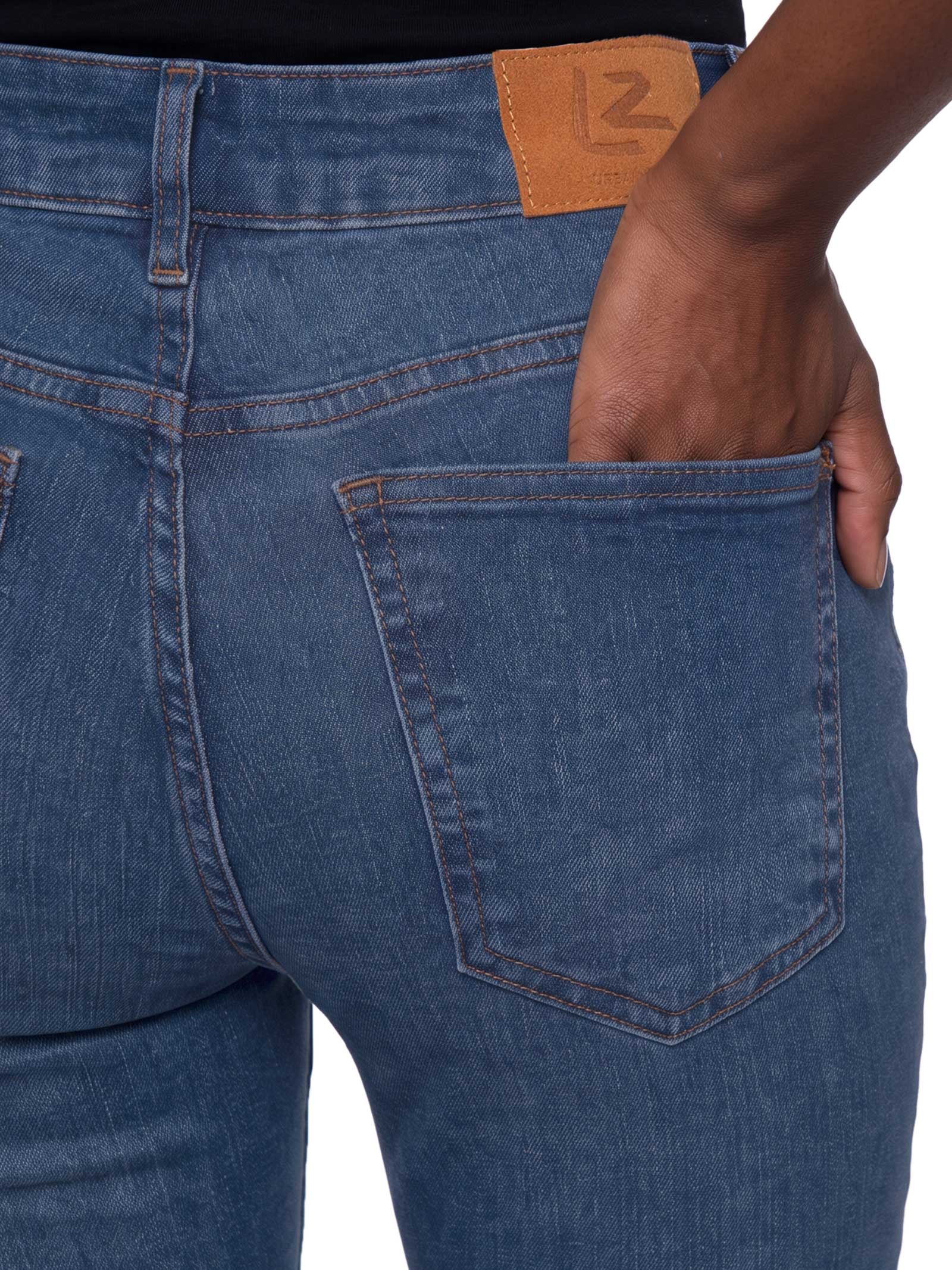 Calça Feminina Boot Cut Jeans – Azul Lez A Lez