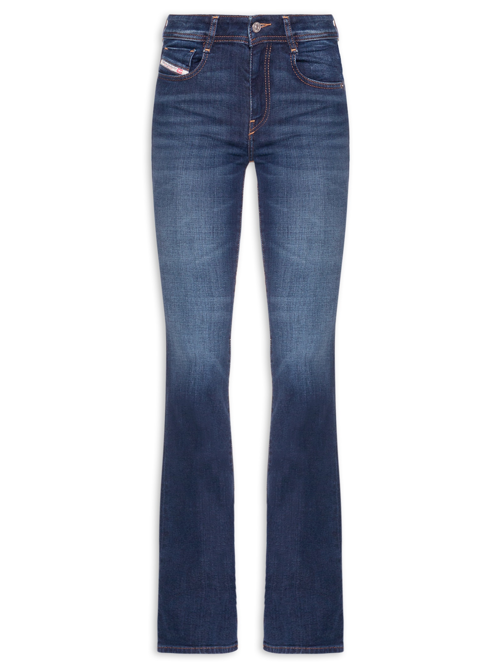 Calça Feminina Bootcut 1969 D-Ebbey L.32 Trousers Azul Diesel