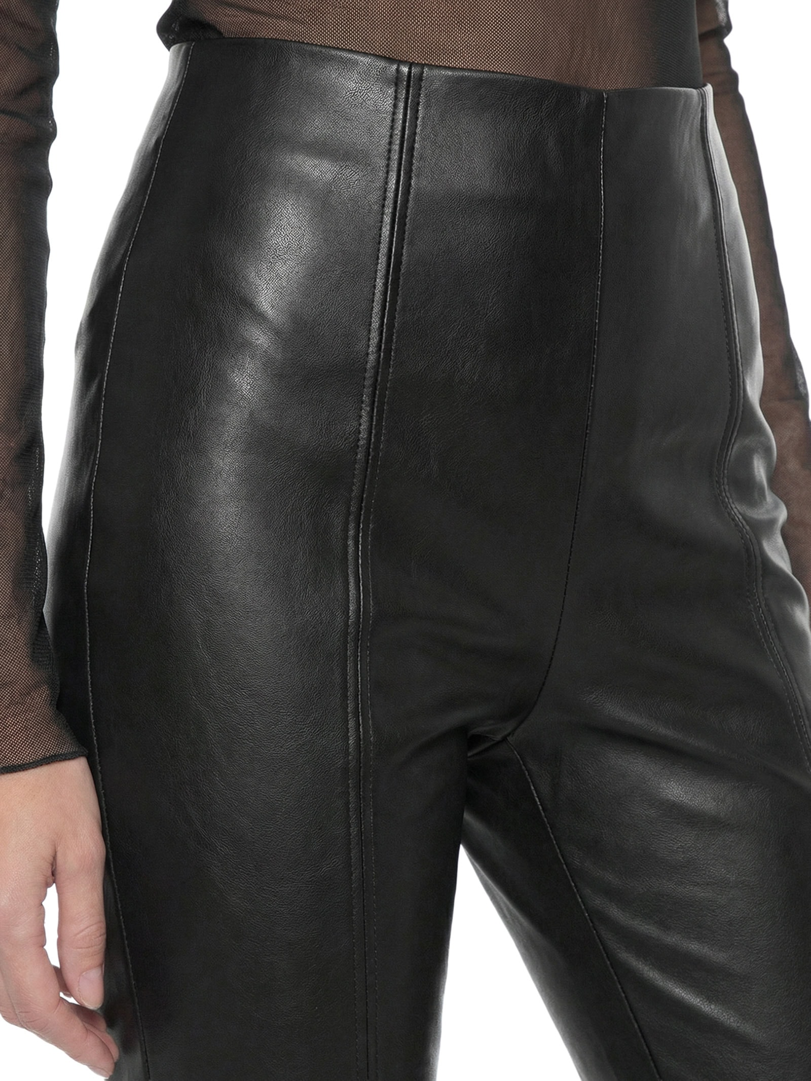 Calça Feminina Bootcut Cintura Alta Preto Lança Perfume