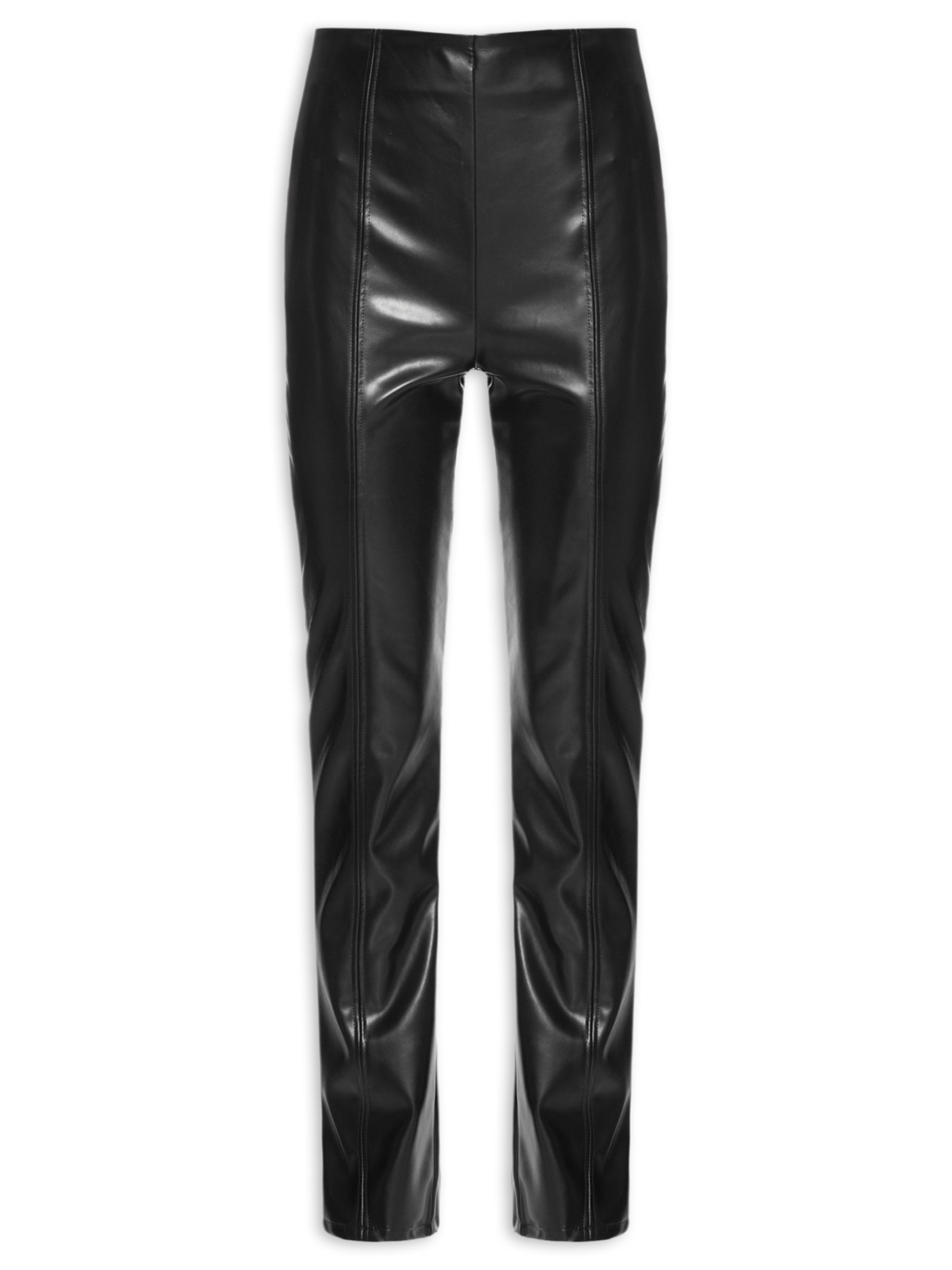 Calça Feminina Bootcut Cintura Alta Preto Lança Perfume