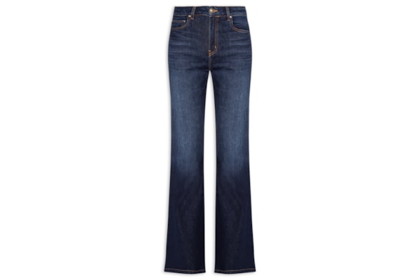Calça Feminina Bootcut Jeans Paris Cool Wash - Azul