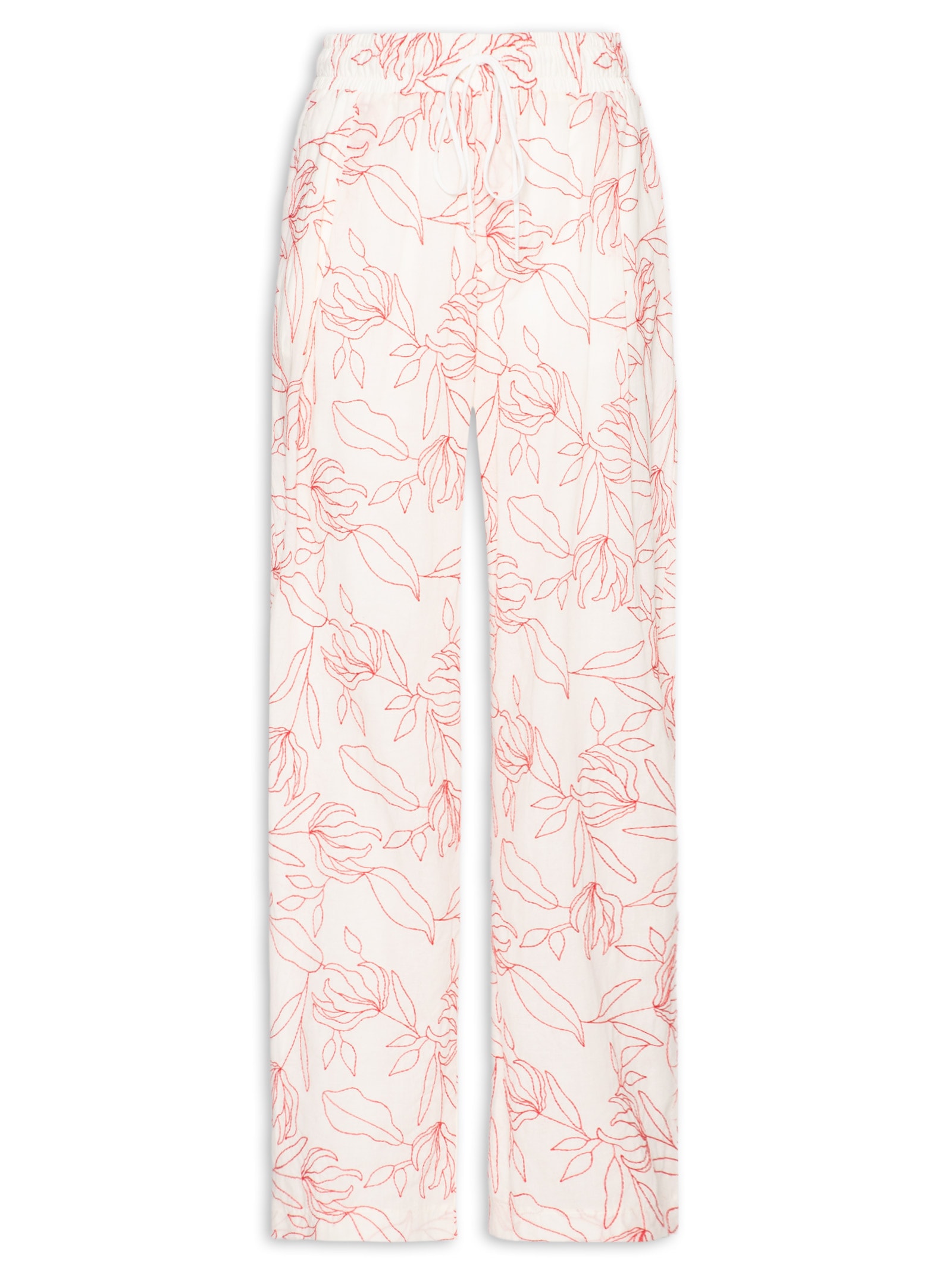 Calça Feminina Bordada Off White Colcci