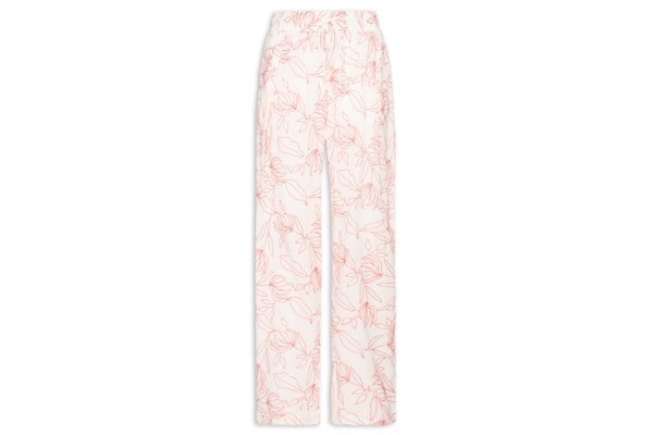 Calça Feminina Bordada - Off White