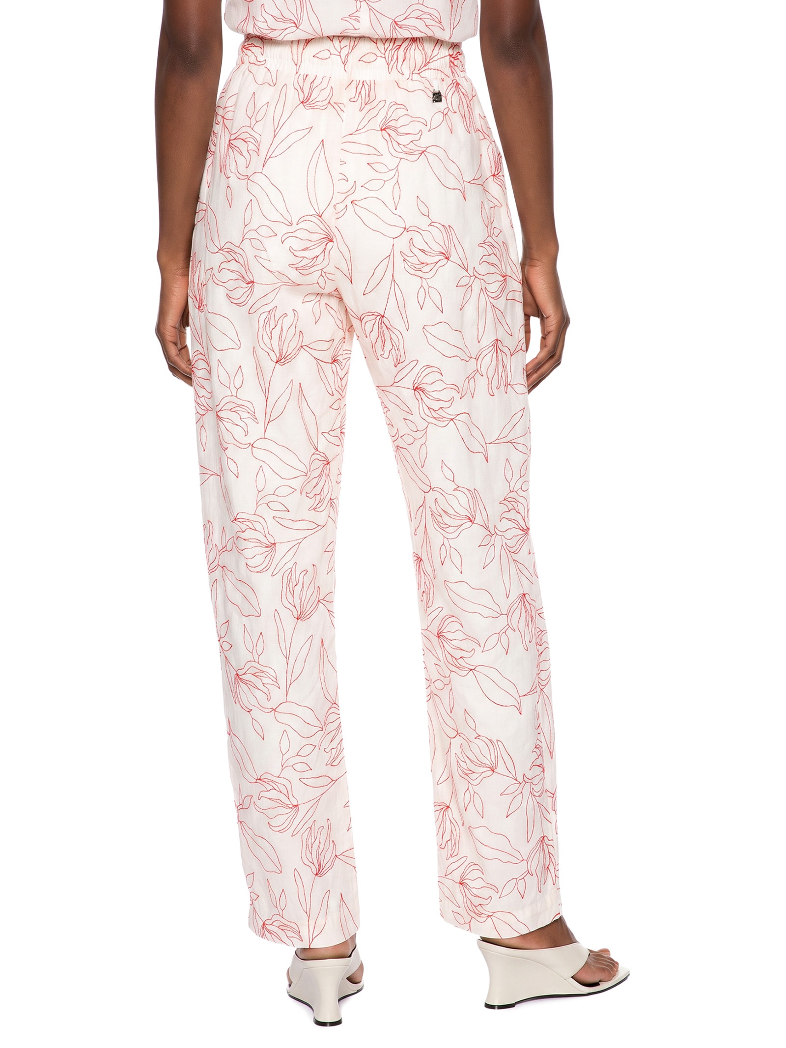 Calça Feminina Bordada Off White Colcci