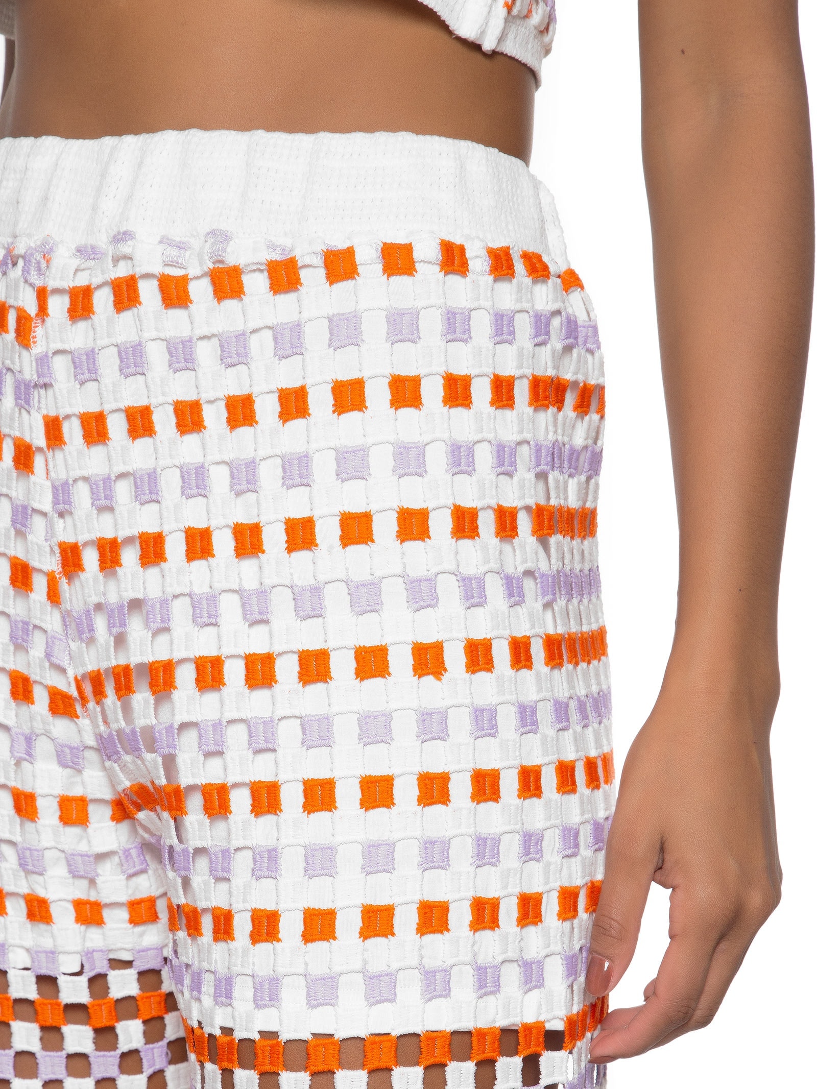 Calça Feminina Branco Dzarm