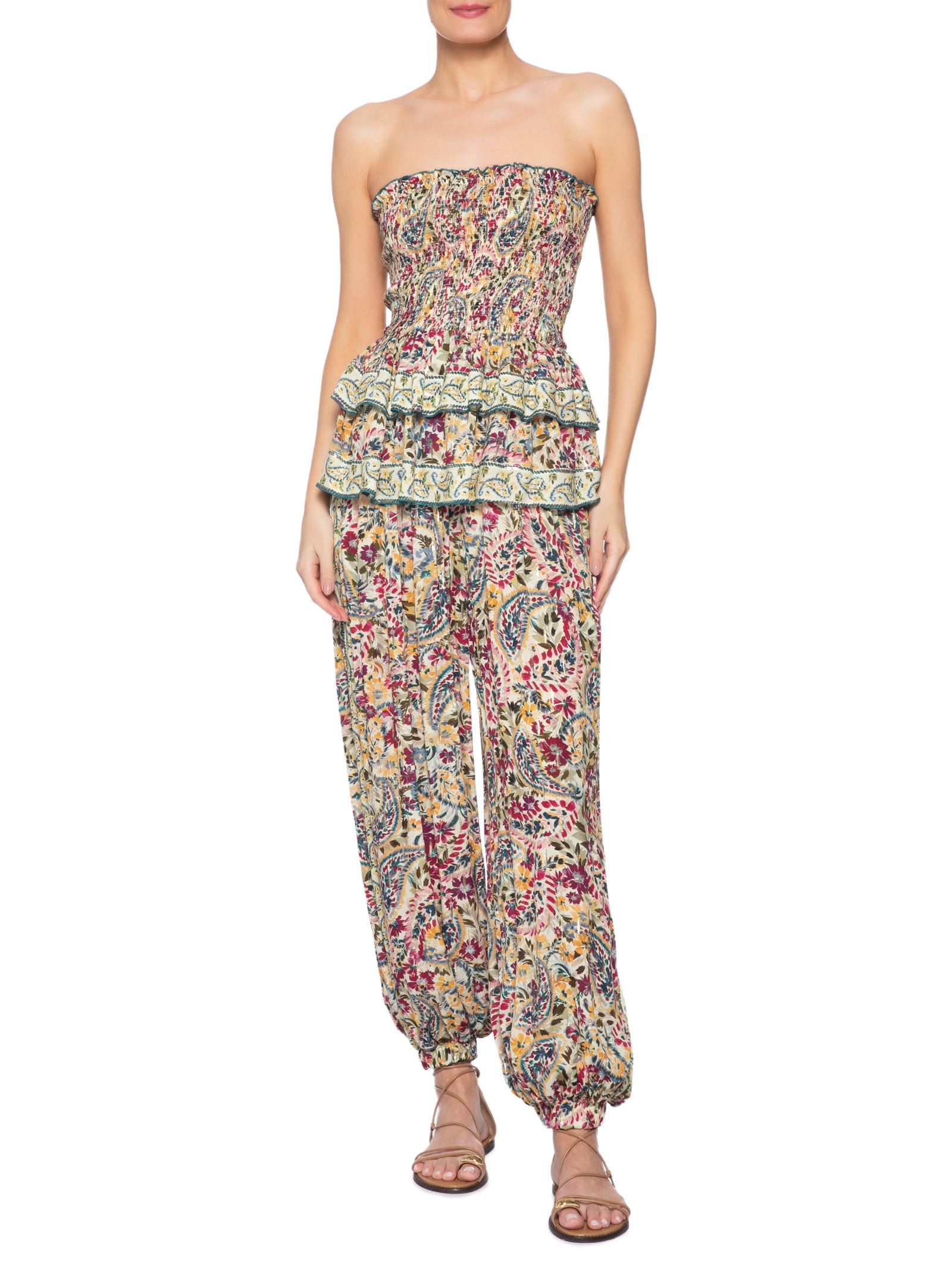 Calça Feminina Brisa de Flor Amarelo Farm