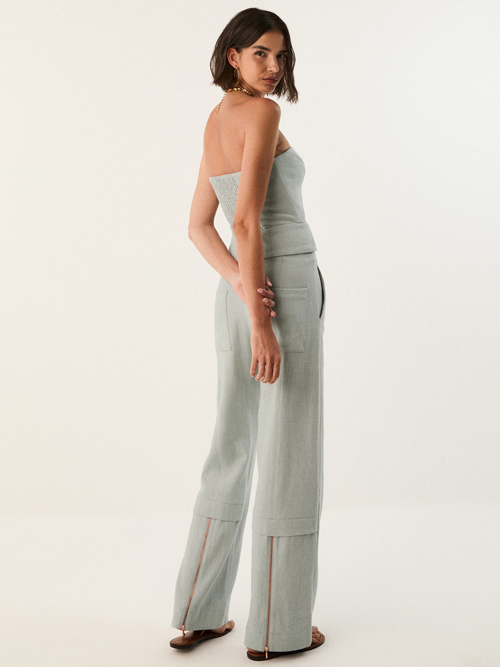 Calça Feminina Bruna Cinza Vix