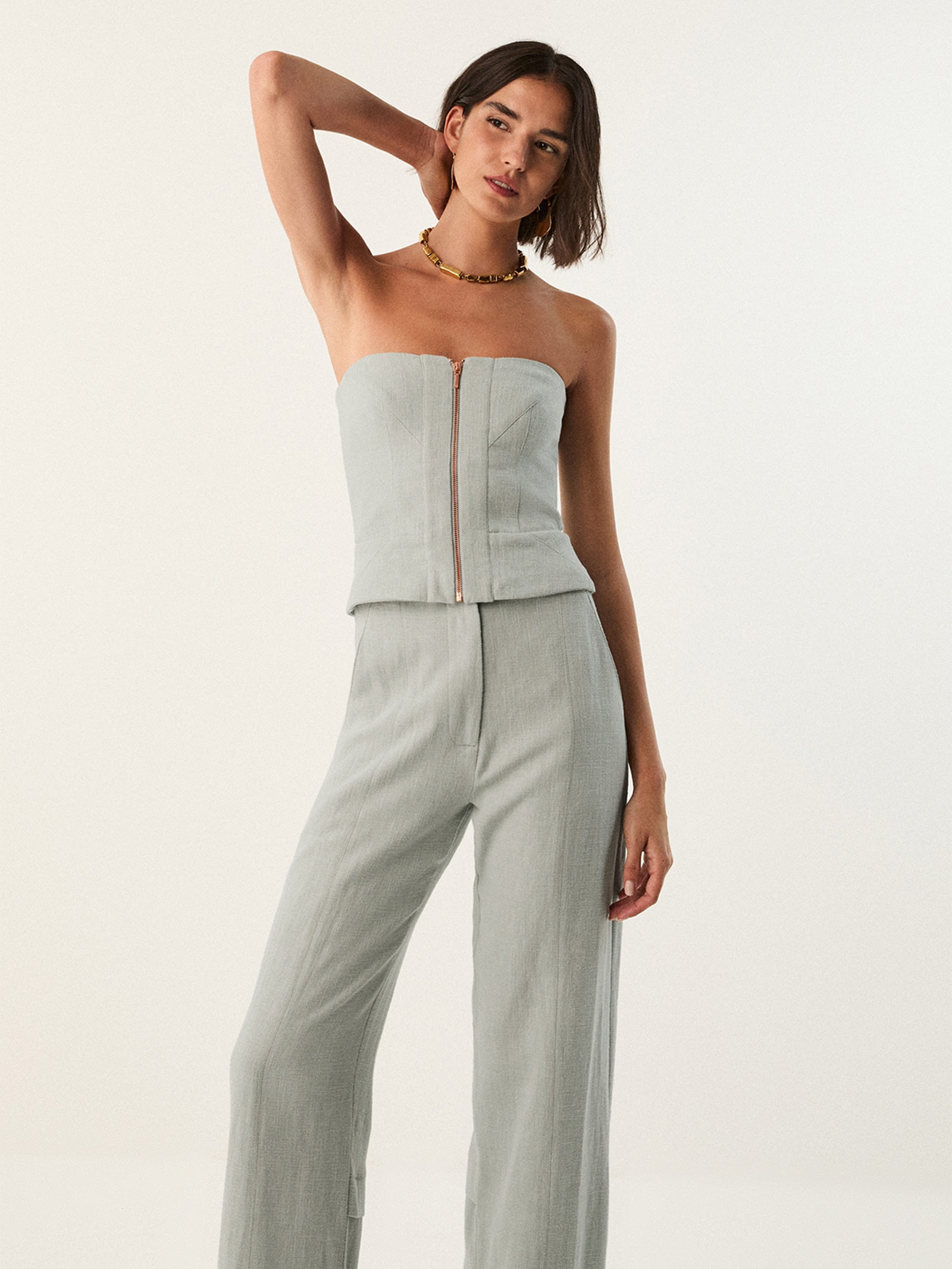 Calça Feminina Bruna Cinza Vix