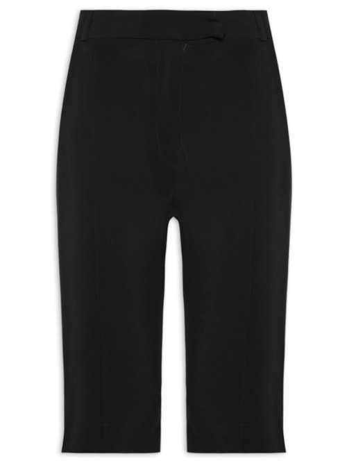 Calça Feminina Capri Cintura Média – Preto