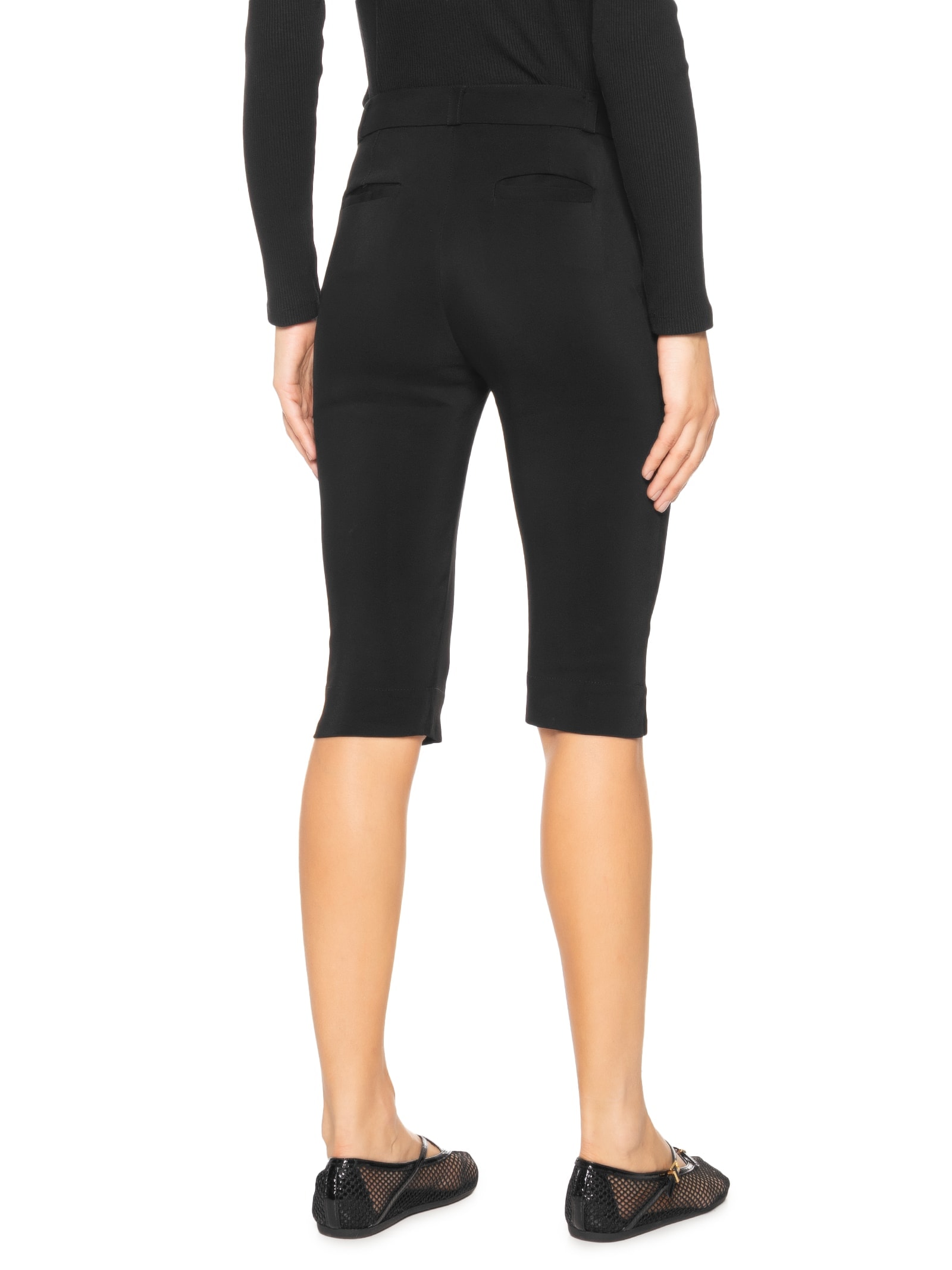 Calça Feminina Capri Cintura Média Preto '2Essential