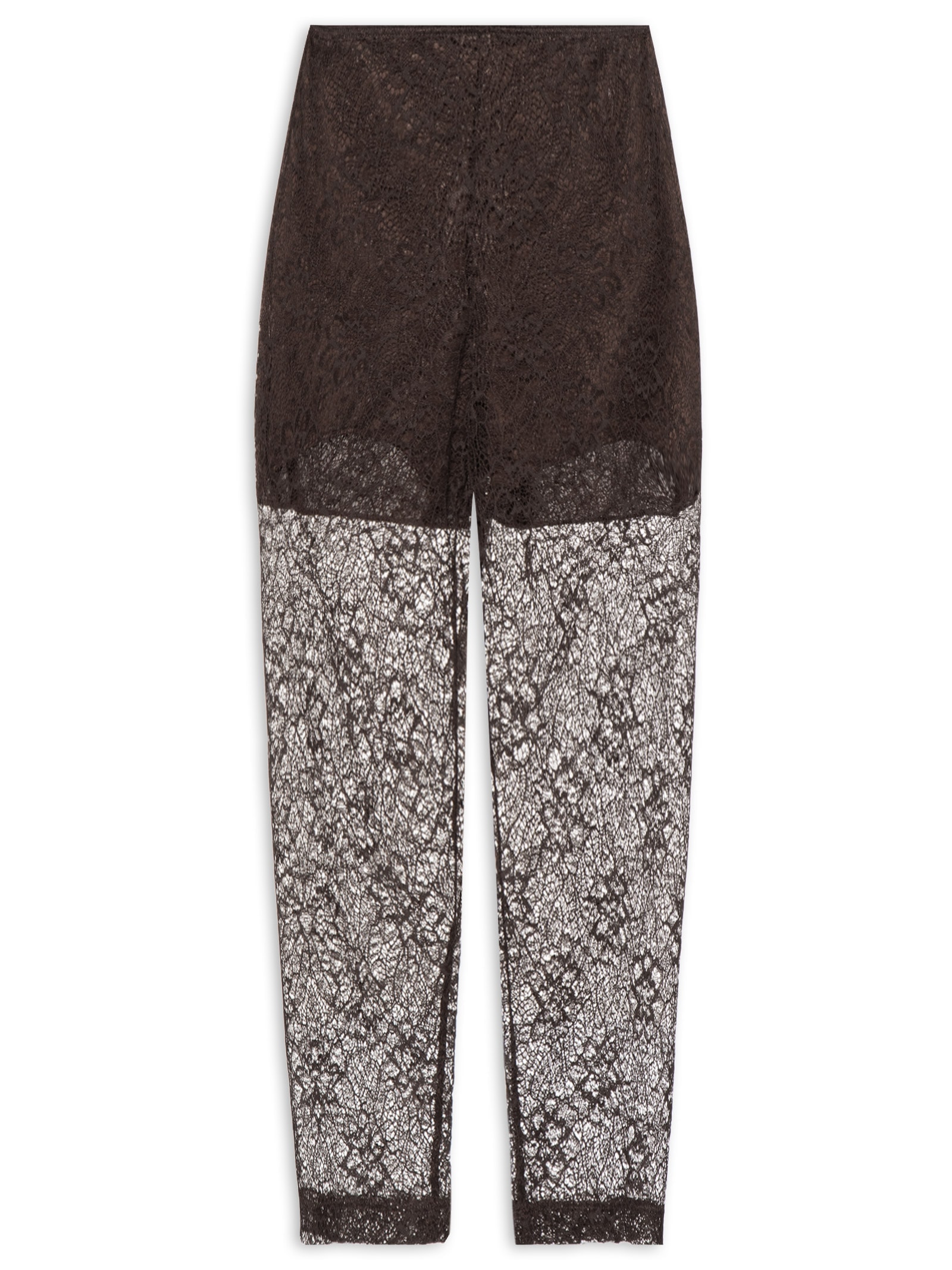 Calça Feminina Capri De Renda Marrom My Favorite