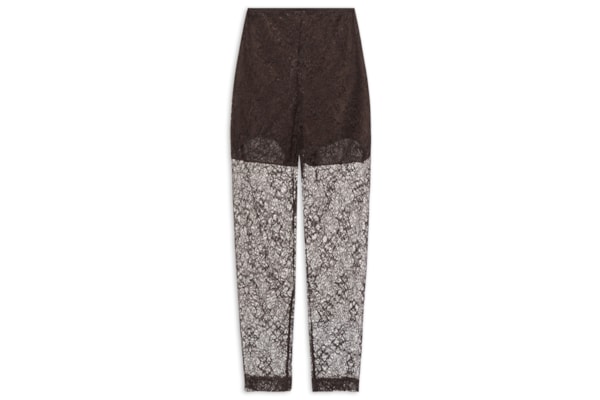Calça Feminina Capri De Renda - Marrom