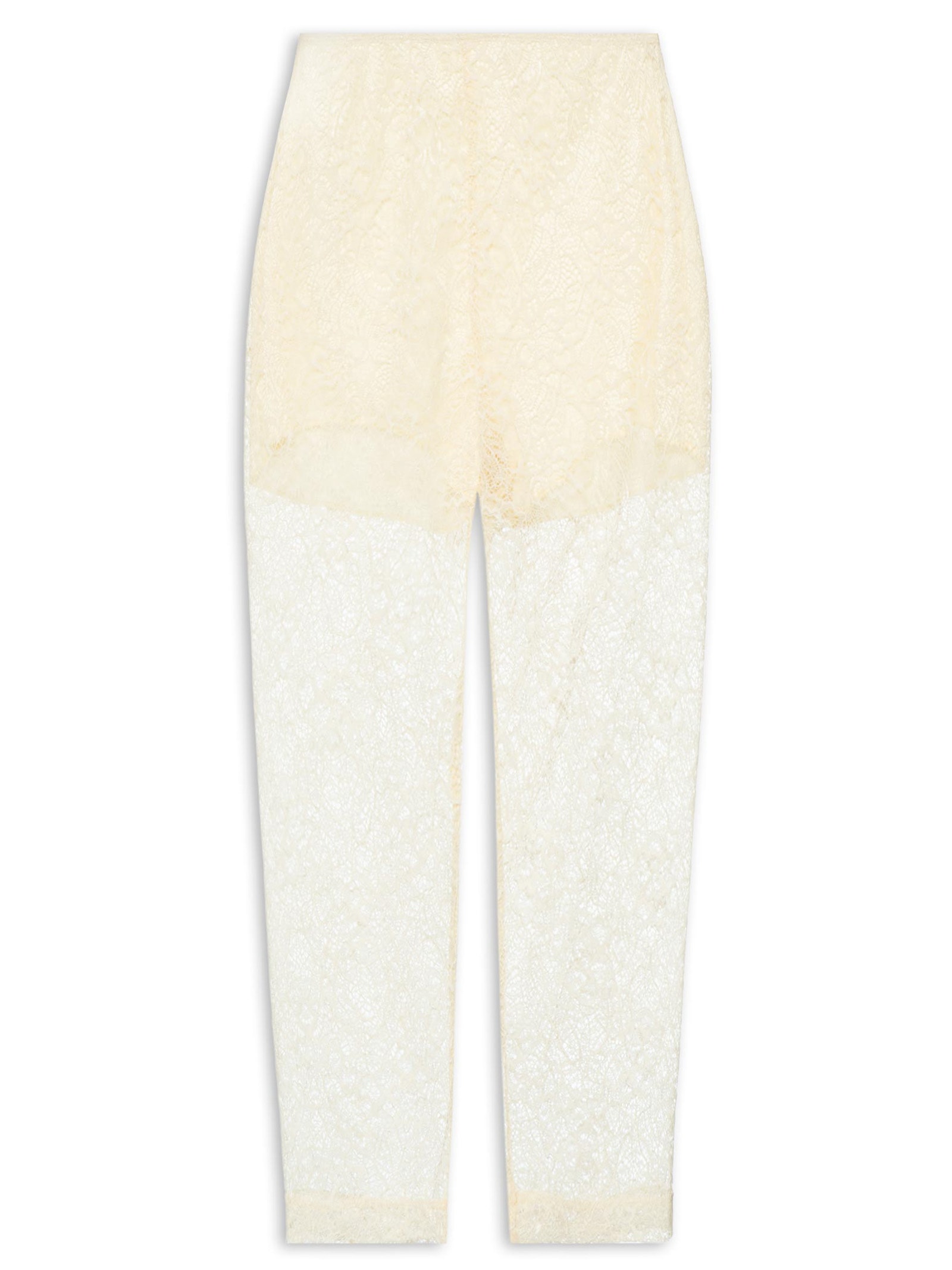 Calça Feminina Capri De Renda Off White My Favorite