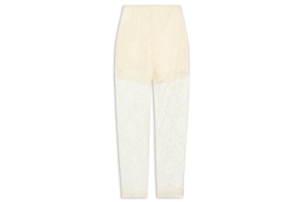 Calça Feminina Capri De Renda - Off White