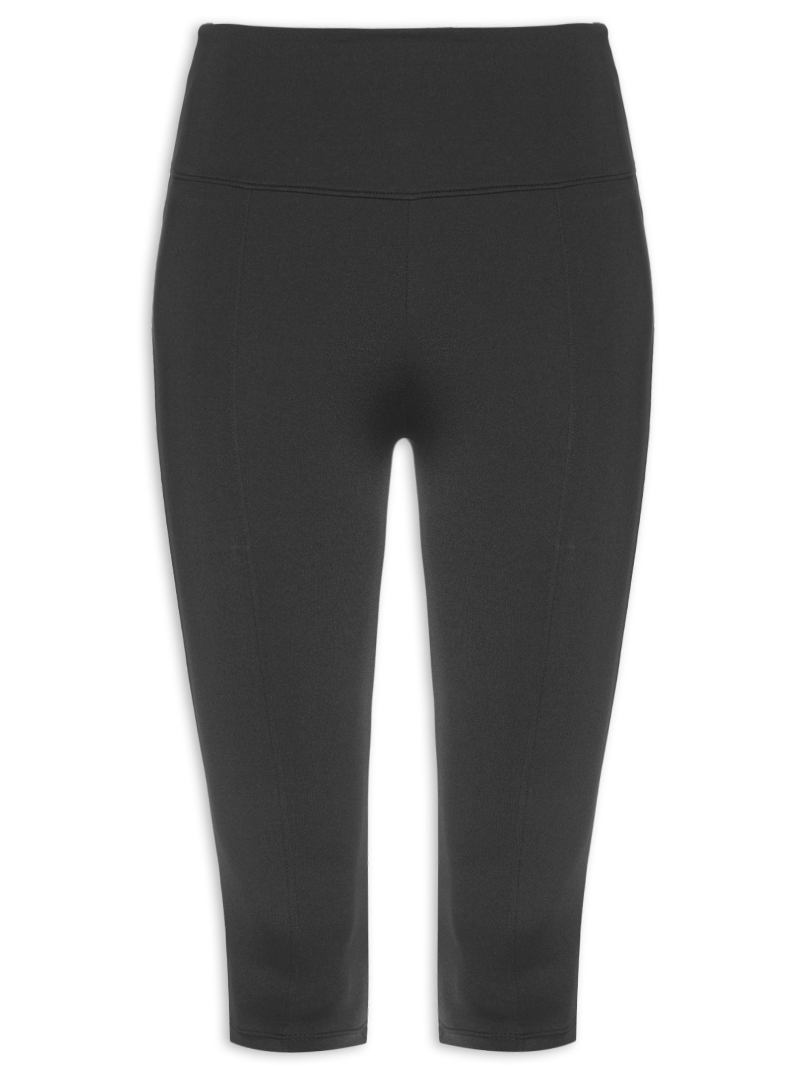 Calça Feminina Capri Em Malha Preto '2Essential