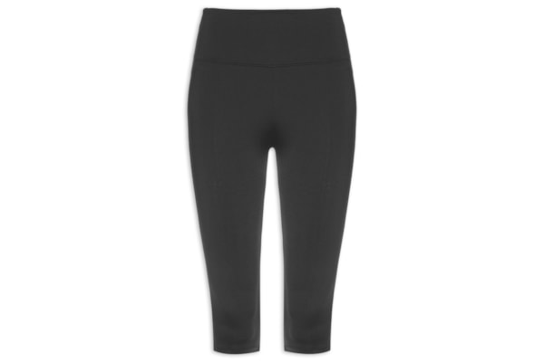 Calça Feminina Capri Em Malha - Preto