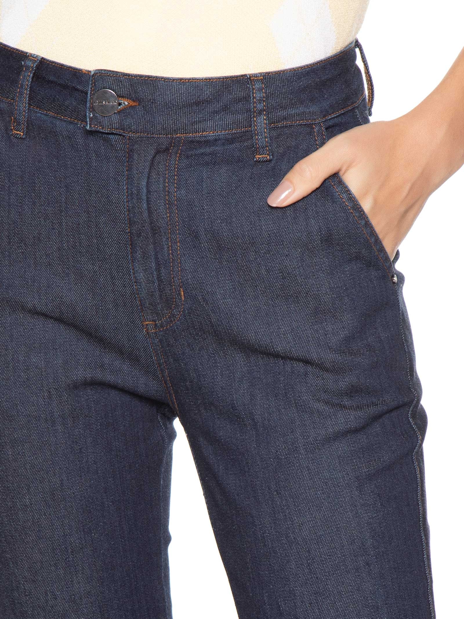 Calça Feminina Capri Tamy Azul Le Lis