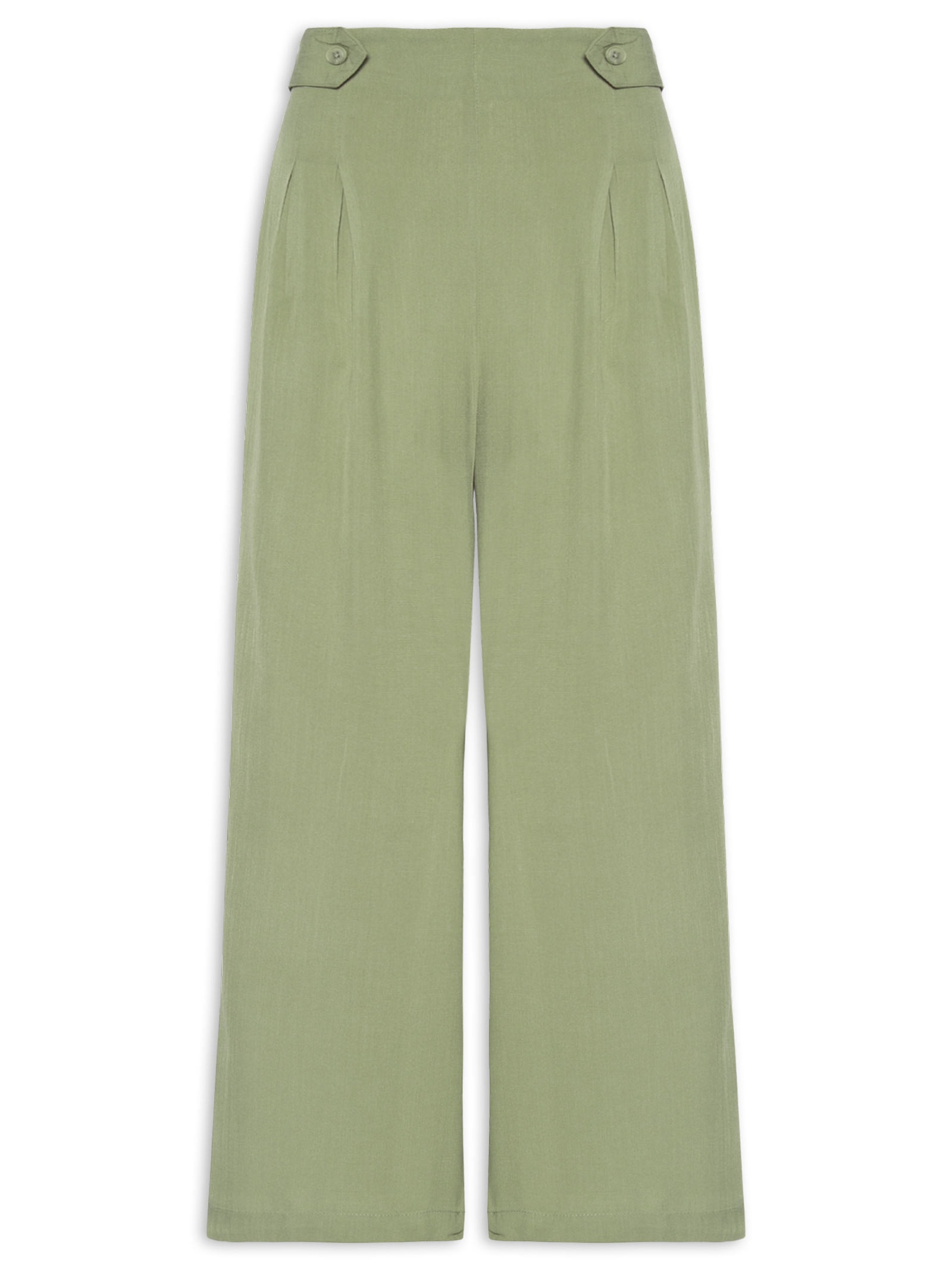 Calça Feminina Capri Verde Basiq