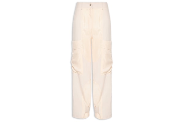 Calça Feminina Cargo Recortes Tess – Bege