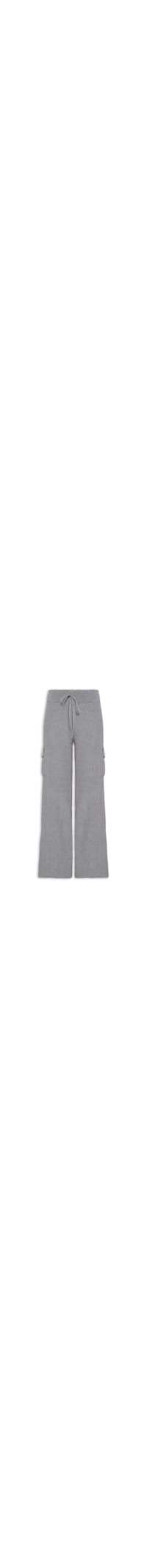 Calça Feminina Cargo Tricot - Cinza