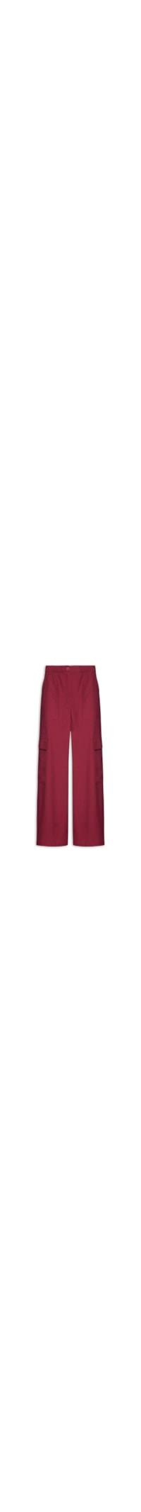 Calça Feminina Cargo - Vermelho