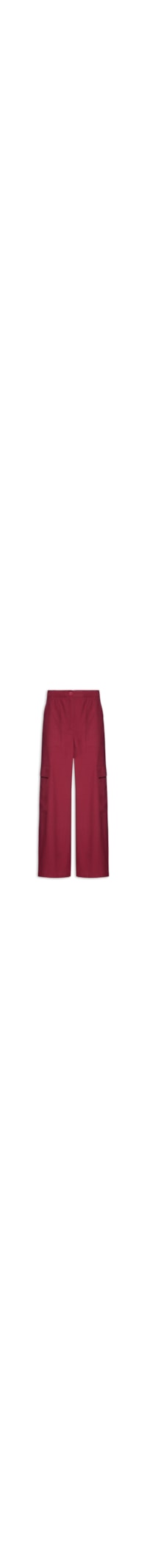 Calça Feminina Cargo - Vermelho