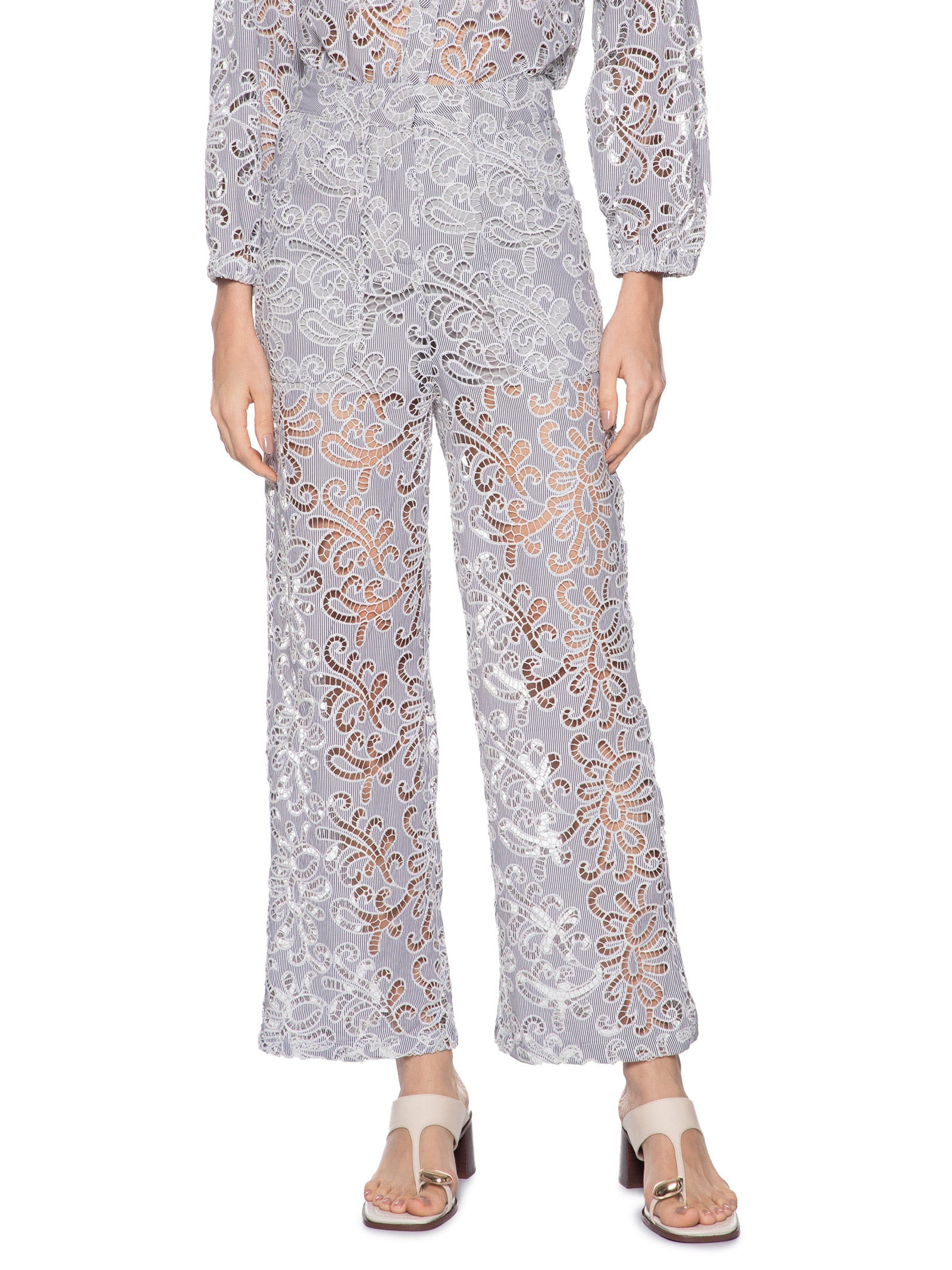 Calça Feminina Caroline Branco Le Lis